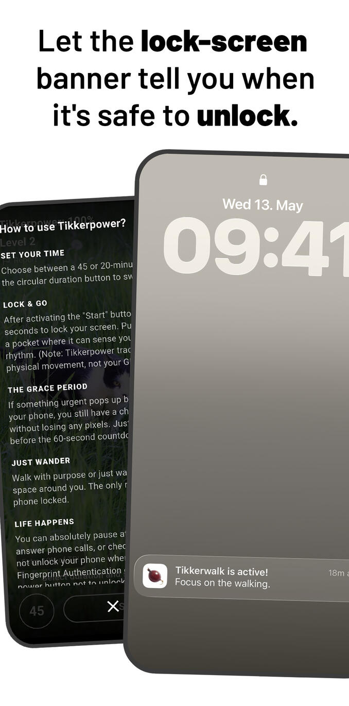Lock-screen banner How to use Tikkerpower?